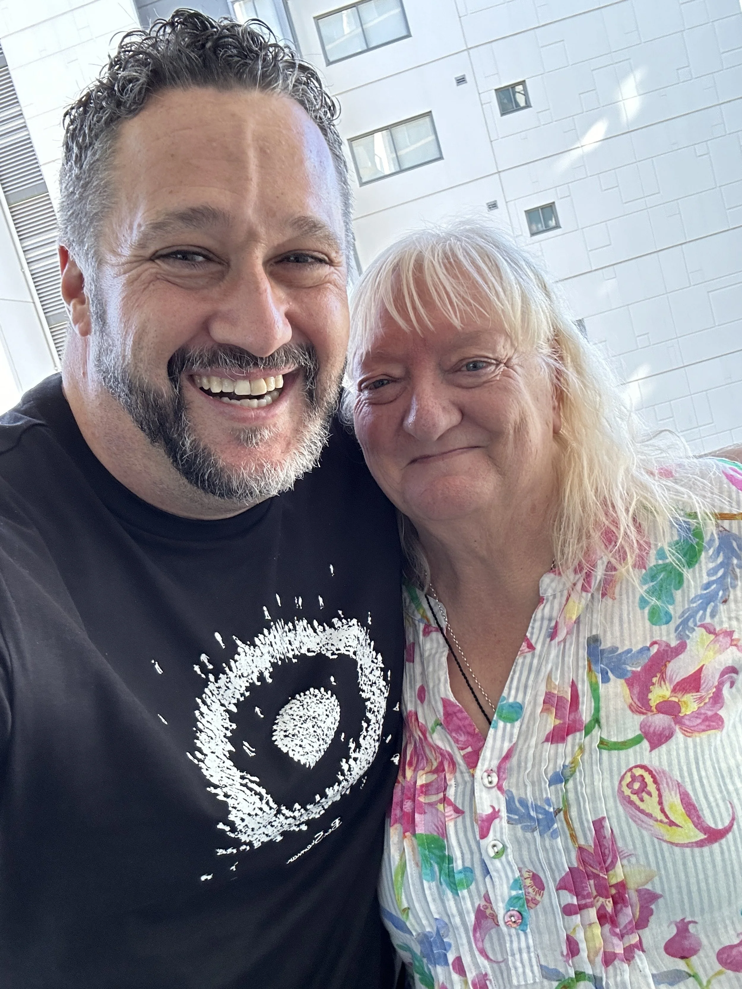 Nate Micó with Pellowah founder Kachina Ma'an